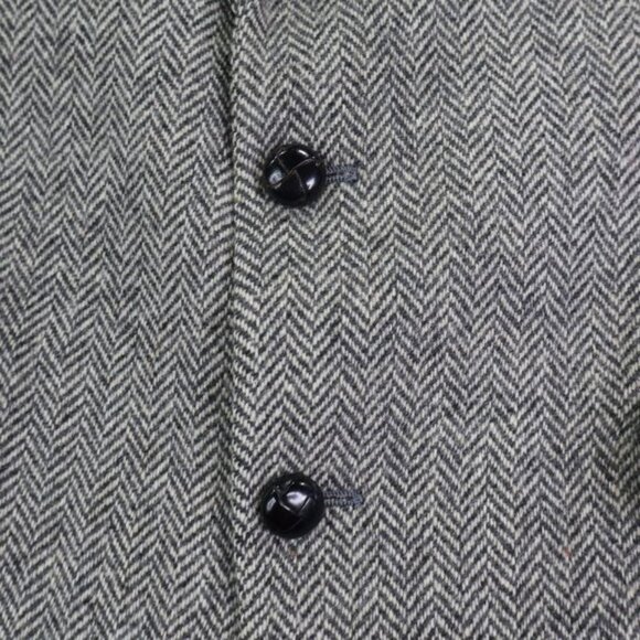 Stafford Sport Jacket Mens 42 L Herringbone Tweed Sport Jacket Wool - Picture 4 of 10